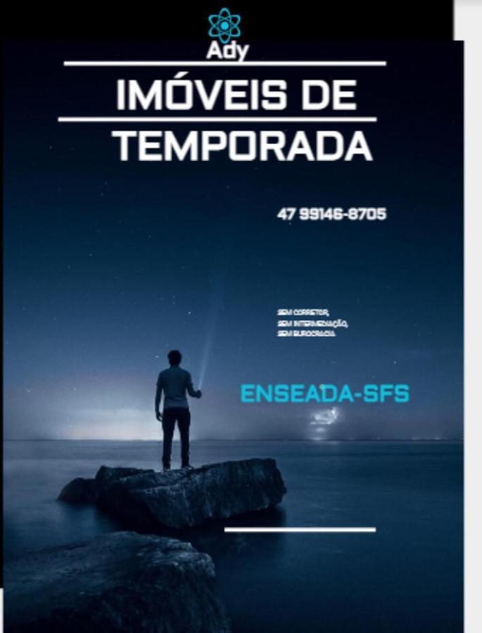 Casa Enseada, Prainha, Praia Grande Com Ar Nos 2 Quartos サン・フランシスコ・ド・スル エクステリア 写真